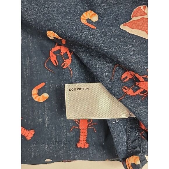 Duluth Trading Co Untucked Mens 3XL Relaxed AOP Surf & Turf Short Sleeve Shirt - Picture 7 of 7